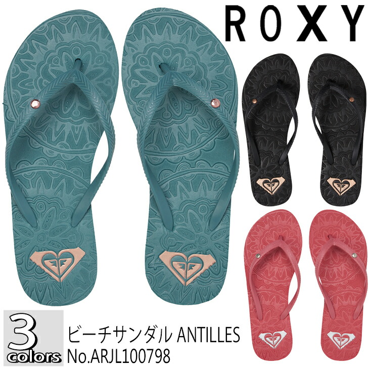 楽天市場 Roxy ロキシー ビーチサンダル Antilles ビーサン サンダル レディース 年春夏モデル 品番 Arjl 日本正規品 オーシャン スポーツ