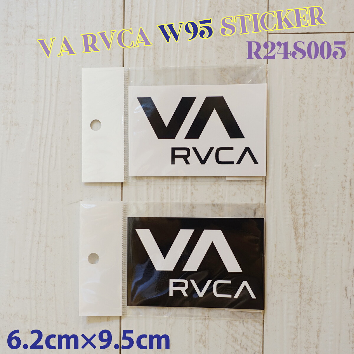 楽天市場】RVCA ルーカ シール ステッカー VA RVCA W48 STICKER ロゴ