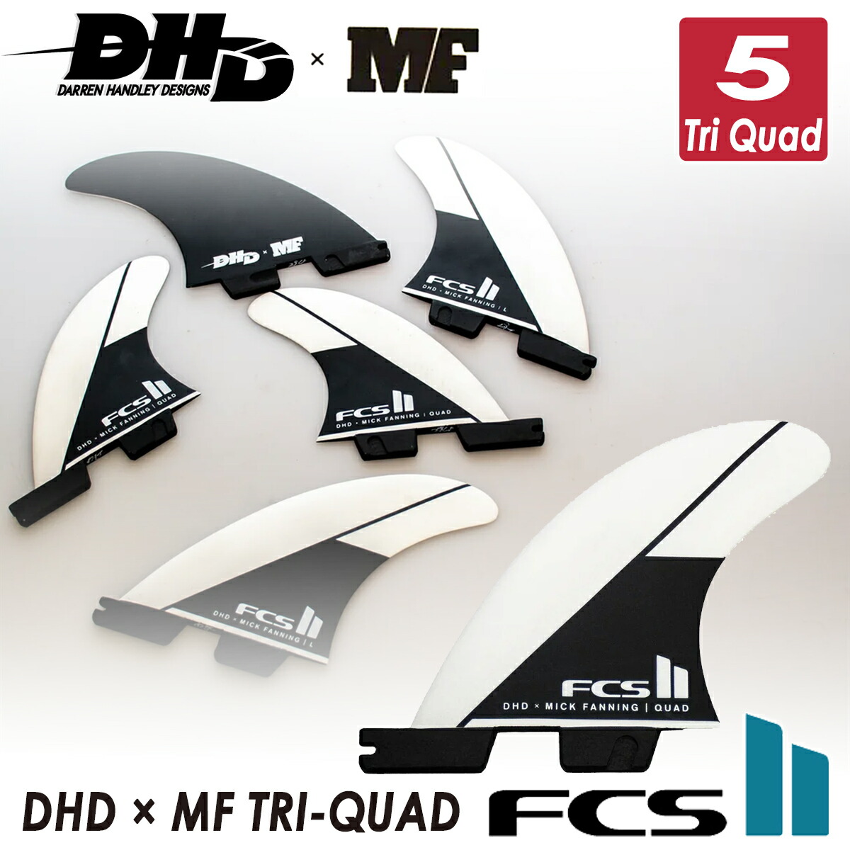 FCS2 フィン DHD ダレンハンドレー Mサイズ トライフィン サーフィン 店内ポイント20倍中!!] FCS2 フィン DHD ダレンハンドレー