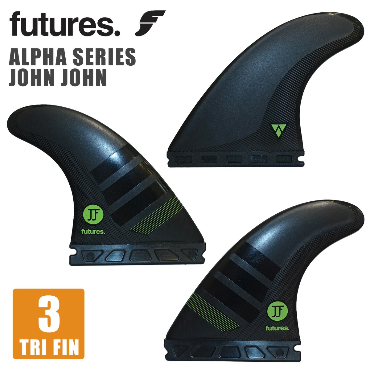 future フィン　JJF SCIMITAR ジョンジョンフローレンス John John Florence Alpha (XS) - Neutral Surf Fins - Futures