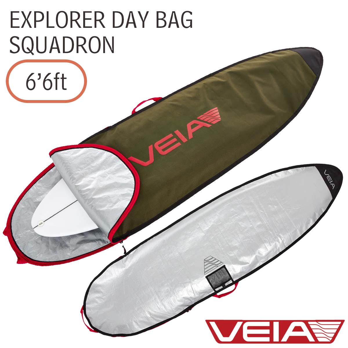 VEIA ヴェイア ベイア ゲーム盤入れもの エクスプローラー デイバッグ スクワドロン 6’6 遊撃手ゲーム盤 板 EXPLORER DAY BAG Squadron 日本置き目品