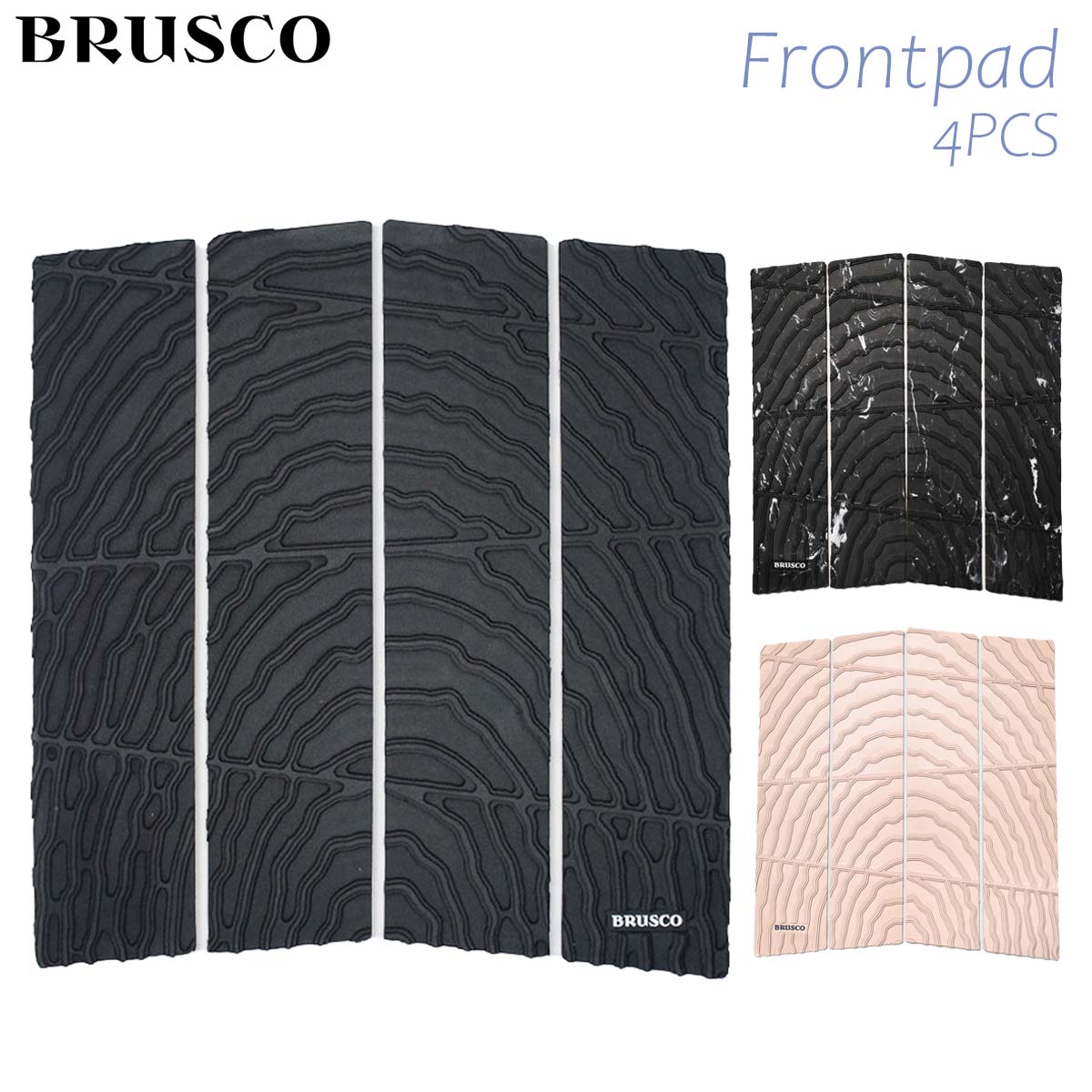 【6/4～6/10エントリーでP10倍】BRUSCO ブラスコ 向こう正面パッド 甲板パッド Frontpad 4天下太平 トラクションパッド 甲板継ぎ切れ 波乗り サーフゲーム盤 サーフ歯車 今めかしい 分かりやすい 日本定め事品