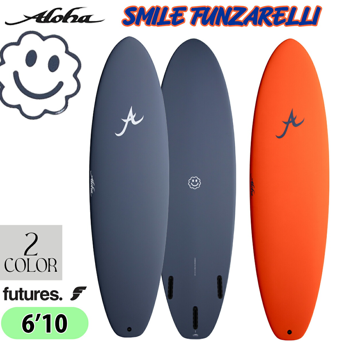 楽天市場】25 ALOHA SURFBOARDS アロハ サーフボード SMILE