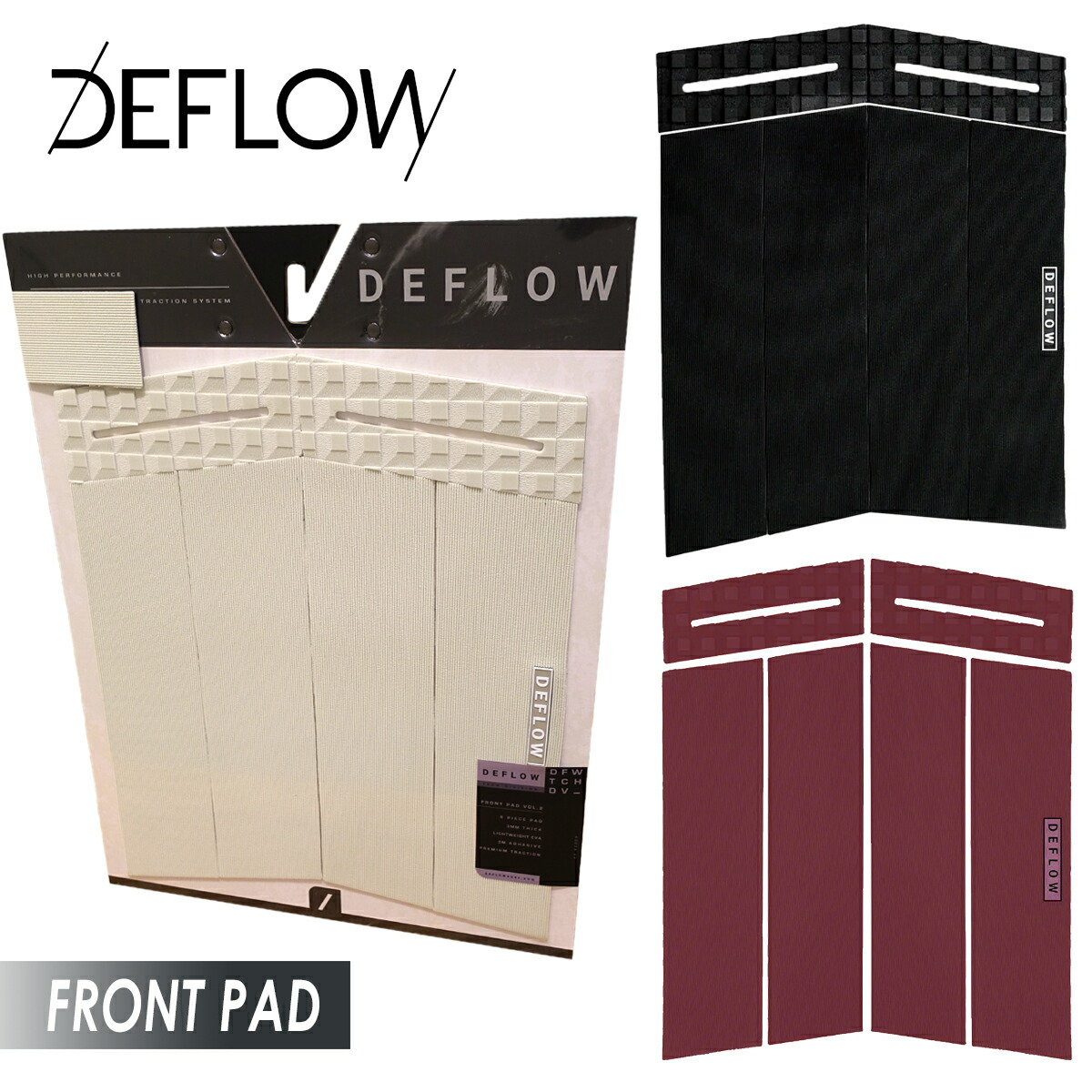 【6/4～6/10エントリーでP10倍】DEFLOW デフロウ  甲板パッド 向こう正面パッド 6天下太平 FRONT PAD サーフゲーム盤 トラクションパッド 甲板継ぎ切れ 波乗り 日本定め事品