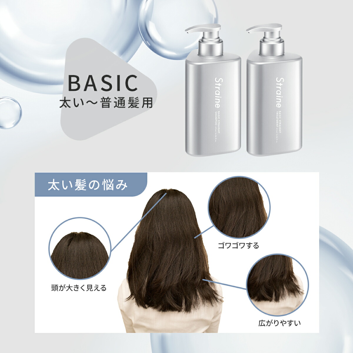 お試しセット5日分】 シャンプー トリートメント ヘアオイル Straine 