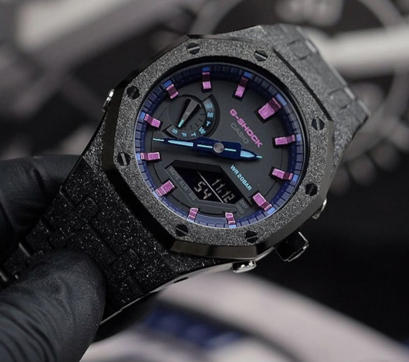 楽天市場】G-shock GA-2100-1A1 カスタム カシオーク オリジナル ブラック 第3世代 腕時計 : STRAP 24