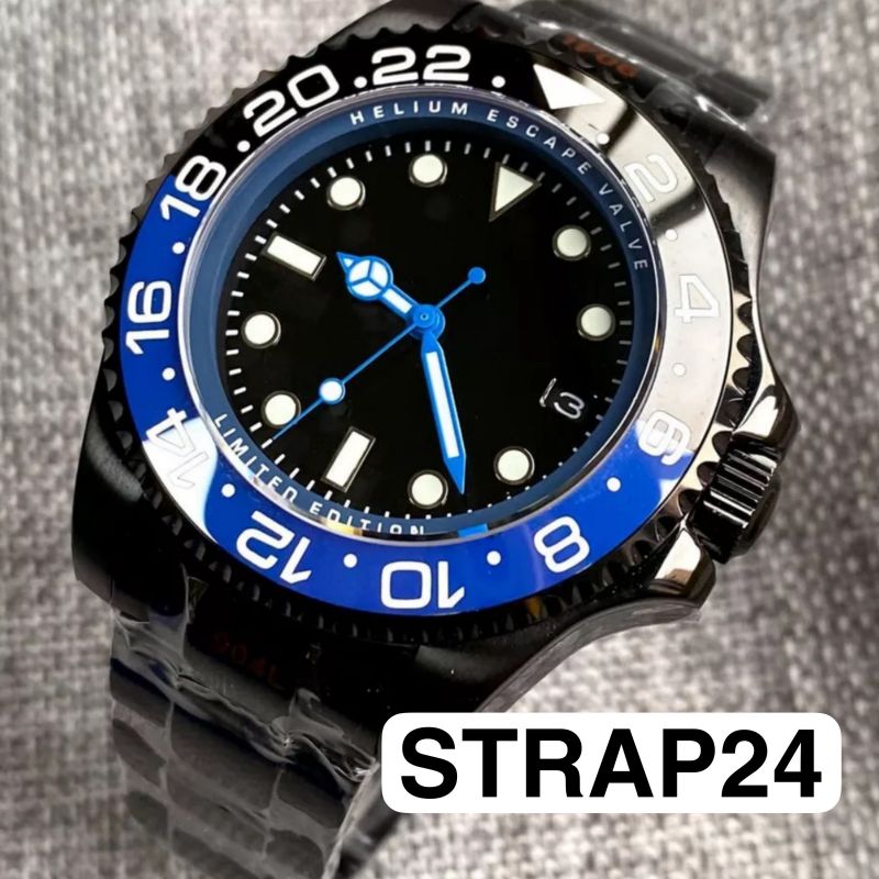 日本製NH35 搭載 自動巻 MOD サファイアガラス 100m防水 　新品 楽天市場】メンズ 時計 GMT サファイアガラス NH35 セイコー