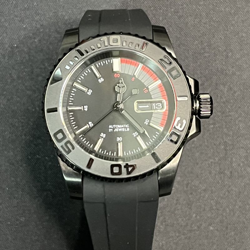 楽天市場】Heimdallr シャーク オマージュ ダイバーズ ウォッチ 時計