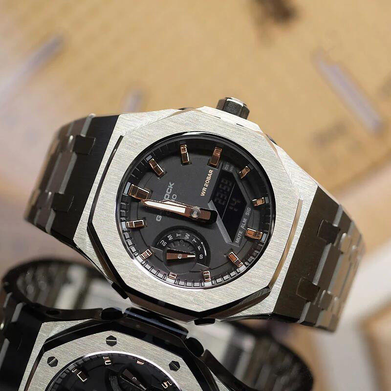 「高評価！」注目のレビュ 楽天市場】G-shock GMA-S2100-1A 小さめ カシオーク 時計
