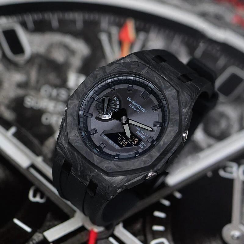 楽天市場】G-shock Ga2100-1A1 カシオーク カスタマイズ