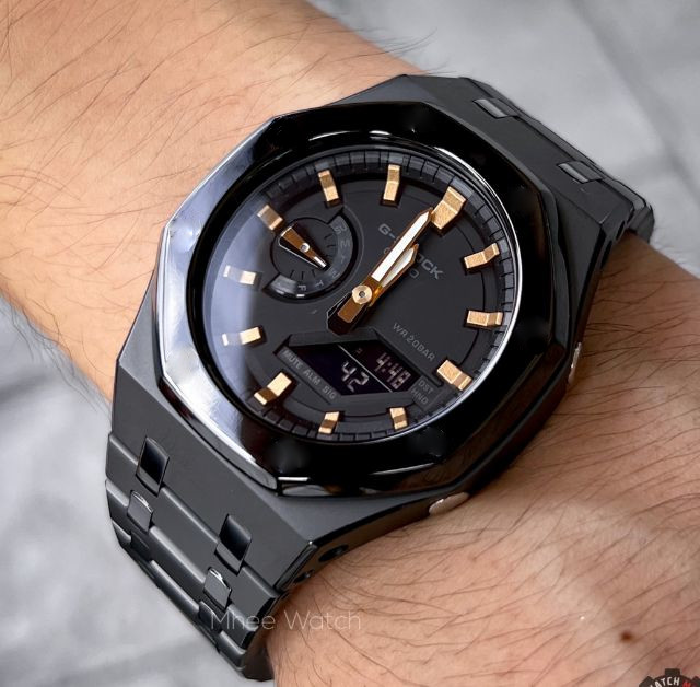 楽天市場】G-SHOCK GA-2100-1A カシオーク カスタム