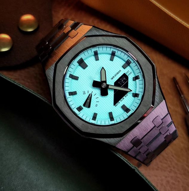 J*7様 G-SHOCK GA-2100 カスタム 楽天市場】カシオG-shock カスタム GA-2100-7A7 ティファニー