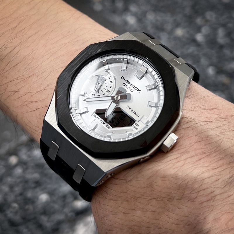GA-2100本体付き ステンレスベルトセット カシオーク カスタム G