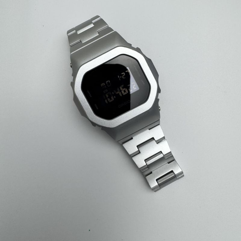 楽天市場】DAMUE ダミュー G-SHOCK シルバーカスタム 腕時計 DW-5600BB