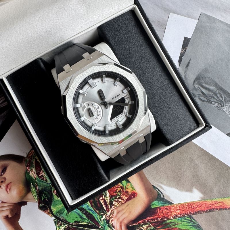 G-SHOCK Ga2100-1A1 カシオーク　カスタマイズ　カーボン調 楽天市場】G-shock Ga2100-1A カシオーク カスタマイズ ブラック
