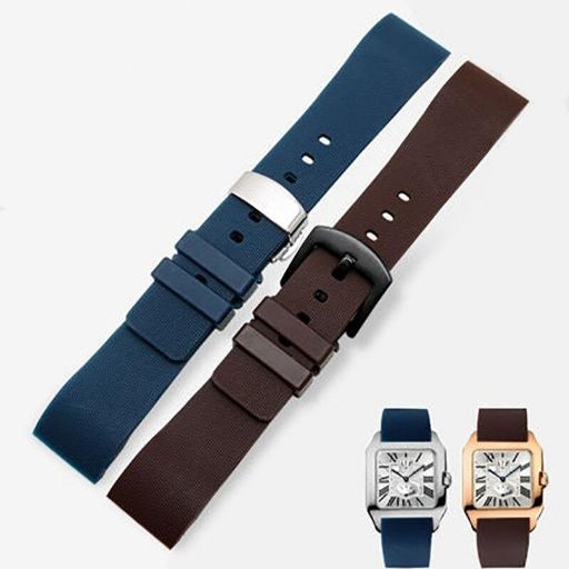 Cartier サントス ドゥ カルティエ MM専用アリゲーターベルト ブラック サントス ドゥ カルティエ レザーベルト ブラック（2025/02/02