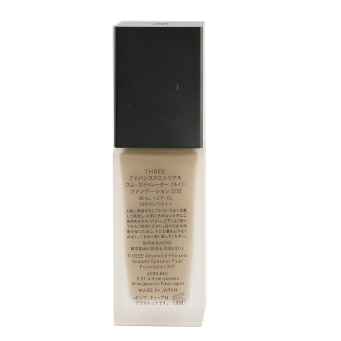 スリーTHREETHREEAdvancedEtherealSmoothOperatorFluidFoundationSPF40-#20230ml/1oz【海外通販】