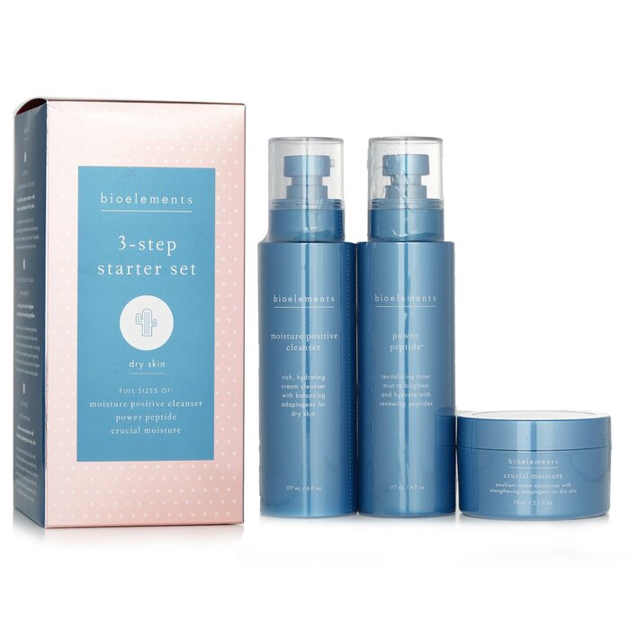 バイオエレメンツ Bioelements 乾燥肌用 3ステップ スターター セット 3pcs【海外通販】
