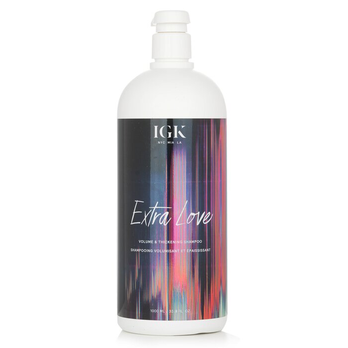 アイジーケー IGK エクストラ ラブ ボリューム & シックニング シャンプー 1000ml/33.8oz【海外通販】