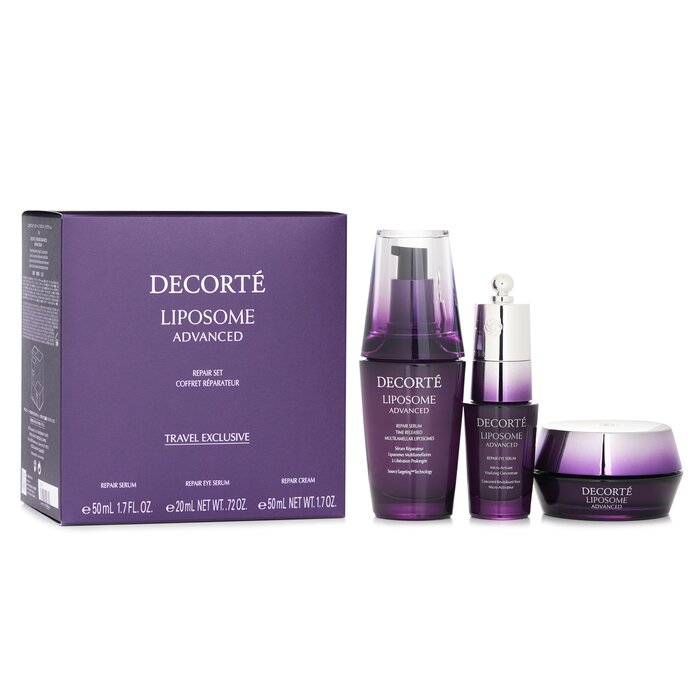 コスメ デコルテ Cosme Decorte リポソーム アドバンスト リペア セット 3pcs【海外通販】