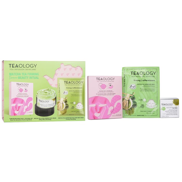 ティオロジー Teaology 抹茶ティー フォーエバー ビューティー リチュアル セット 3pcs【海外通販】