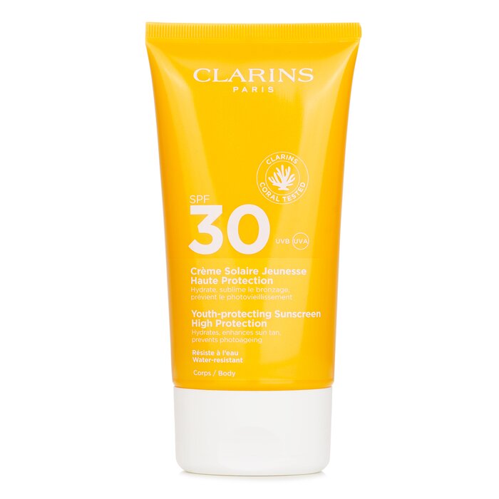 クラランス Clarins ユース サン クリーム ハイ プロテクション SPF 30 150ml【海外通販】