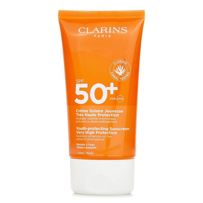 クラランス Clarins 若さを守る高保護サンクリーム 150ml/5.2oz【海外通販】