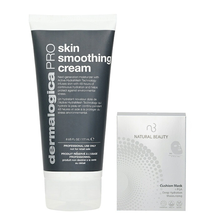 ダーマロジカ Dermalogica ダーマロジカ - スキン スムージング クリーム プロ (Salon Size) 177ml/6oz X ナチュラル ビューティ - r-PGA ディープ ハイドレーション 保湿 クッション 6x 20ml/0.67oz 2pcs【海外通販】 14,112円
