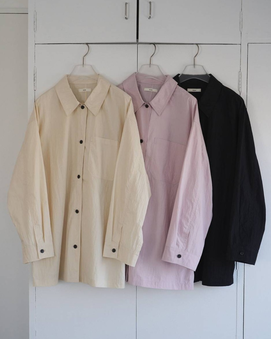 【再入荷】【即納】【26SS】anuke（アンヌーク）Over Pocket Shirts オーバーポケットシャツ（62610412)トップス プルオーバー ステンカラープルオーバー 大層らしいプルオーバー 羽織 Life’ｓ（ライフズ）【レディース】【定め事品】