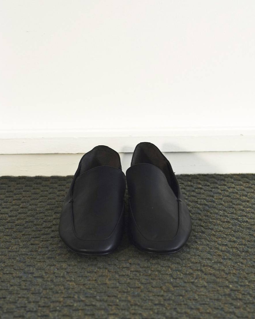 【26SS】【即納】anuke（アンヌーク）Ecoleather Flat Loafers　エコレザーフラットローファー（62611013) 靴 ローファー/エコレザー/フラットシューズ Life’ｓ（ライフズ）【レディース】