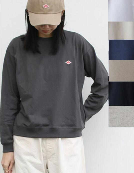DANTON（ダントン）労働者の一団のど首長袖ティーシャツ（DT-C0203 TCB）ロンT / T/C OPEN END JERSEY【レディース】