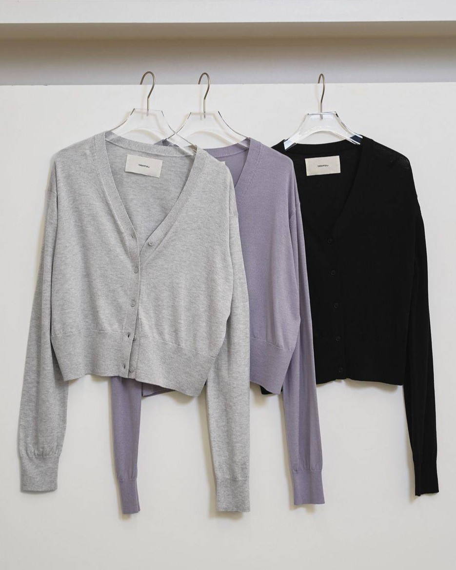 【2026SS】【即納】TODAYFUL(トゥデイフル)Silk Cotton Cardigan　シルクコットンカーディガン(12610521) カーディガン シルク/Vネックカーディガン/2026SS/ Life’ｓ（ライフズ）【レディース】【正規品】