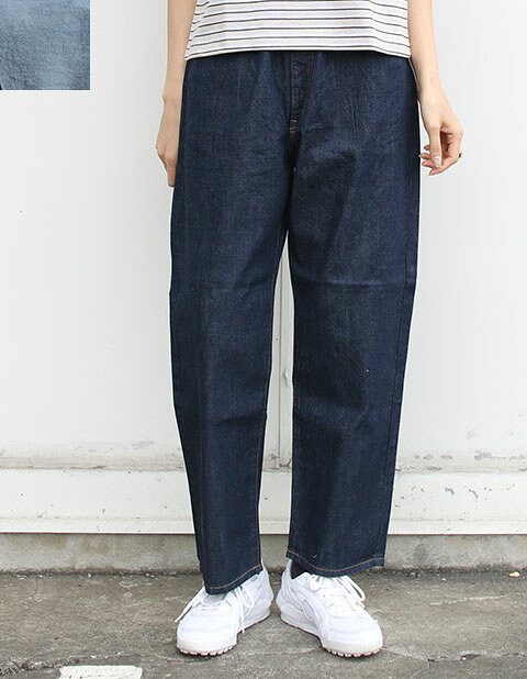 【再入荷】DANTON（ダントン）カラーデニムイージーパンツ（DT-E0034 HNZ）11薬局衡オンス COLOR DENIM【レディース】
