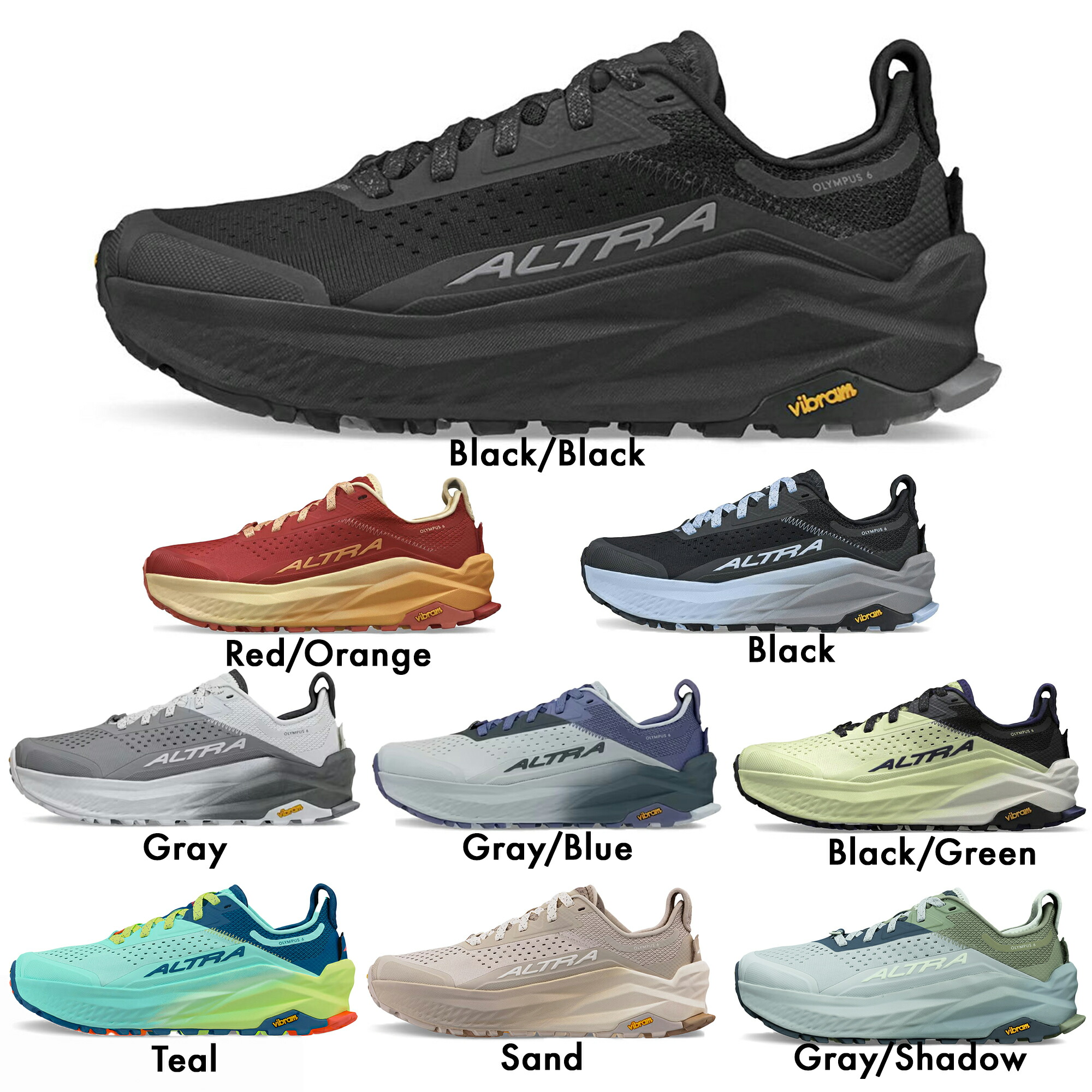 オリンパス 6 ウィメンズ [ALTRA アルトラ] トレイルランニングシューズ ※サイズ交換片道無料｜STRIDE LAB