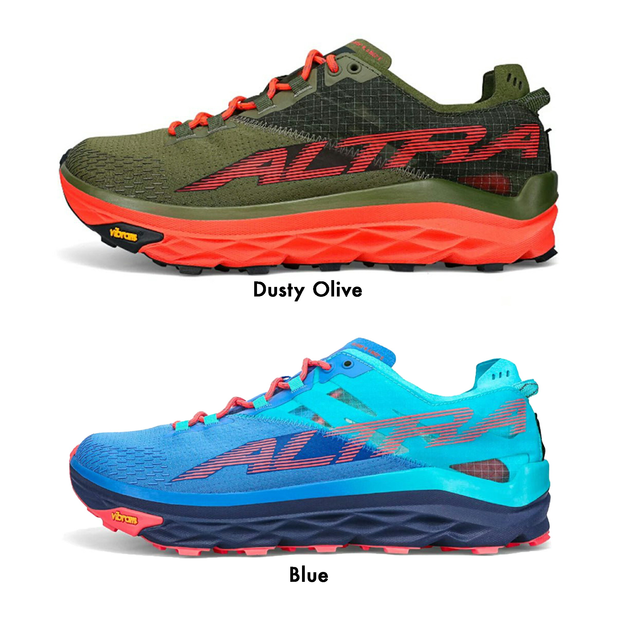 【SALE / 30%off】（25.0糎）モンブラン メンズ [ALTRA アル虎] トレイルランニングシューズ ※返品取り替えっこ不可商いもの 2022年青写真