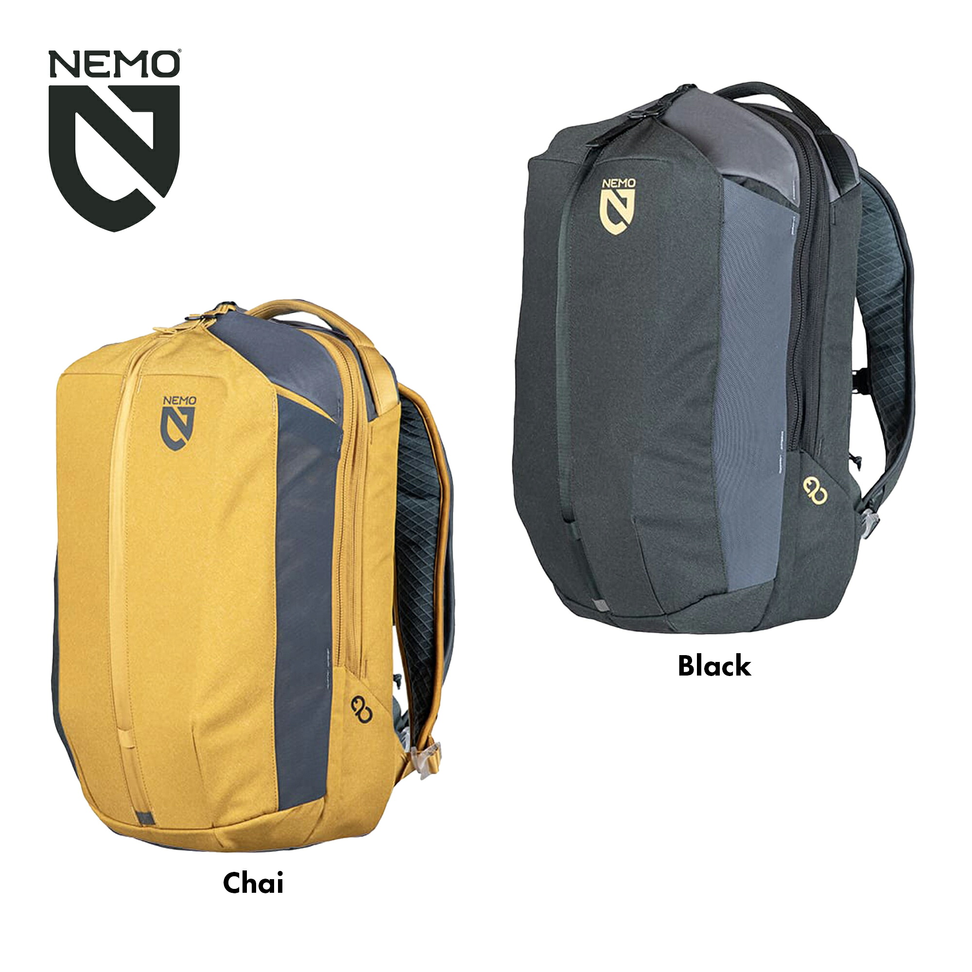 バンテージ 20L [NEMO ニーモ] うしろ側容器に並べる