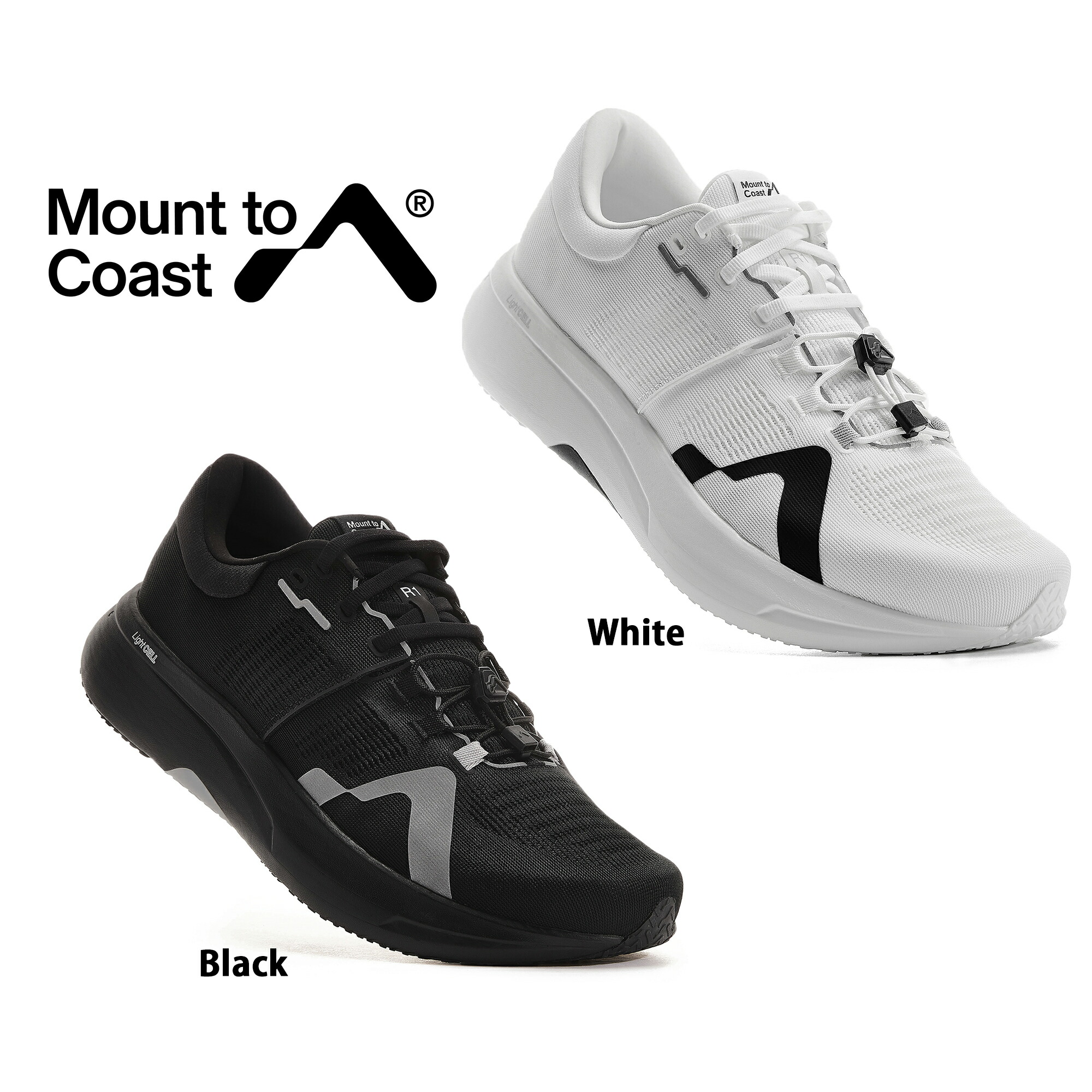 R1 メンズ [Mount to Coast マウント トゥ コースト] ロードランニング ※サイズ交換片道無料 最新モデル｜STRIDE LAB