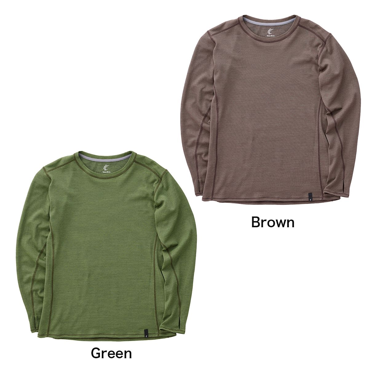 （L大きさ）アクシオ 3D ロング衣袂 紅茶 ウィメンズ Axio 3D L/S Tee [Teton Bros. ティートンブロス] 長袖 ベースレイヤー 羊毛 ※返品取り替えっこ不可商いもの