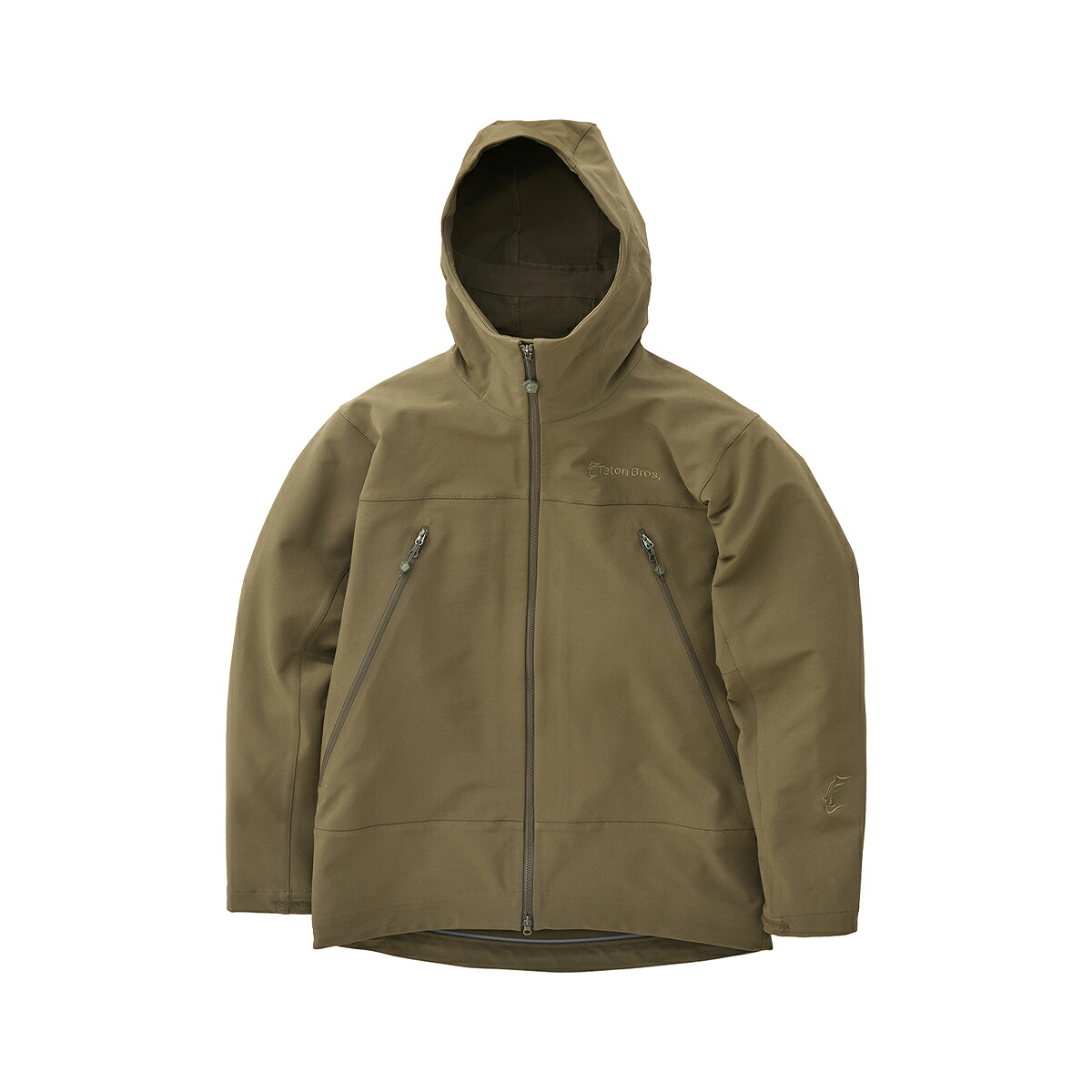 （M・L大いさ）薄墨色シャー フーディー メンズ [Teton Bros. ティートンブロス] ※返品取り替えっこ不可商いもの