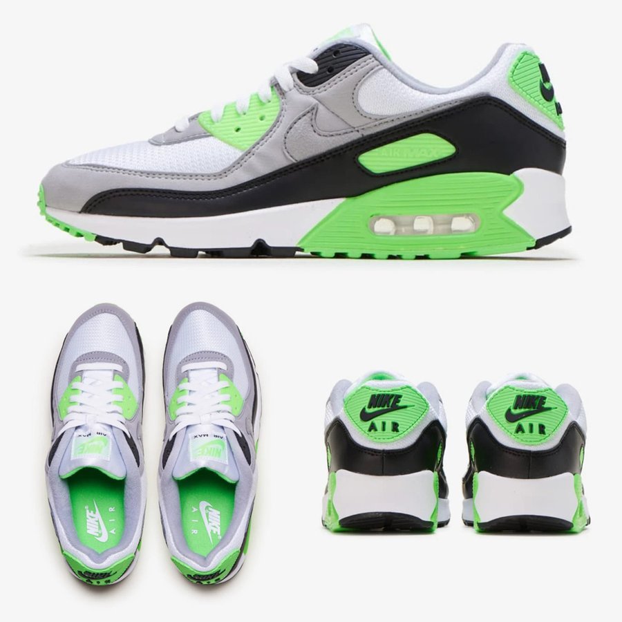 格安人気 楽天市場 ナイキ Nike メンズ スニーカー Air Max 90 Lime エアマックス Cw5458 100 グレー グリーン Stroke 楽天ランキング1位 Www Faan Gov Ng