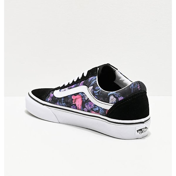 楽天市場 Vans バンズ スニーカー 大人気 ユニセックス 花柄 ブラック ブラック オールドスクール Old Skool Warped Floral Black 商品コード Yos1804 Stroke