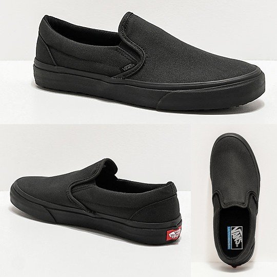 楽天市場 Vans バンズ スリッポン スニーカー 大人気 ユニセックス ブラック 黒 Stroke