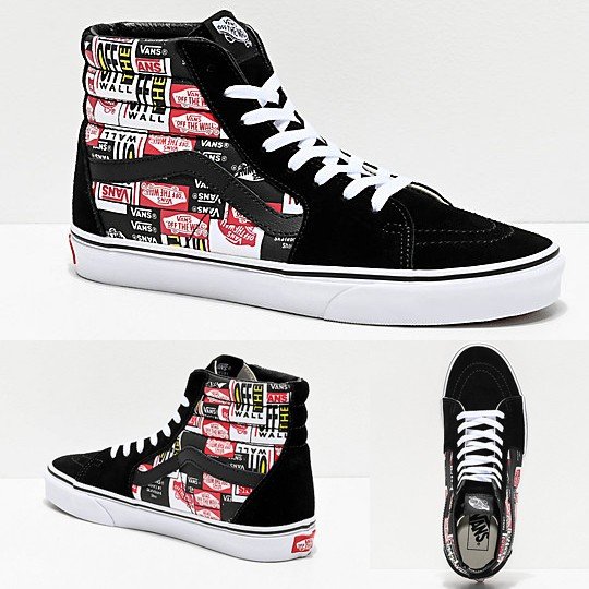 楽天市場 27 5ｃｍのみ国内即納 Vans バンズ スニーカー ハイカットスニーカー 大人気 ユニセックス ブラック 黒 Sk8 Hi Stroke