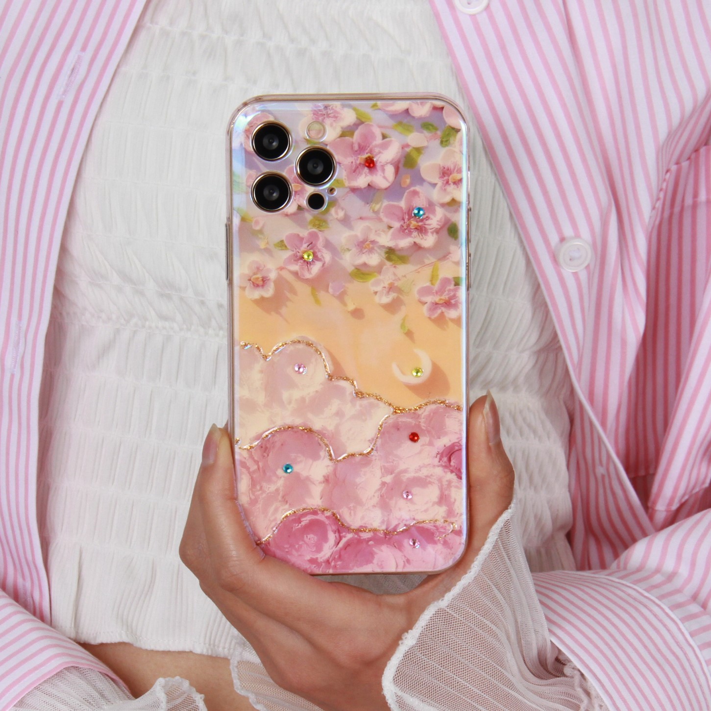 楽天市場】[ネコポス可] スマホケース ミント クリア iPhone