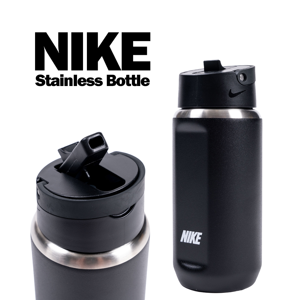 Nike SS Recharge Straw Bottle 24oz/700ml Black HY2016-091