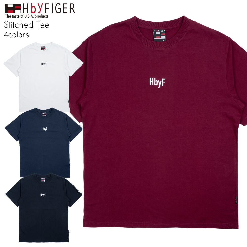【楽天市場】[セール] 父の日 ギフト H BY FIGER / エイチ・バイ・フィガー ワンポイント 刺繍 Tシャツ シンプル メンズ ...