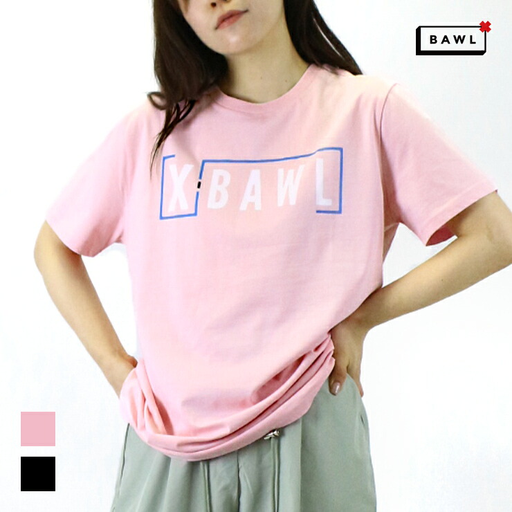 アウトレット BAWL ボウル JULIET Tシャツ BLACK ブラック PINK ピンク Mサイズ Lサイズ XLサイズ XXLサイズ