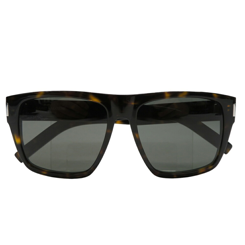 SAINTLAURENT サンローラン SL424-002 サングラス ブラック系 56□16-145 【中古】