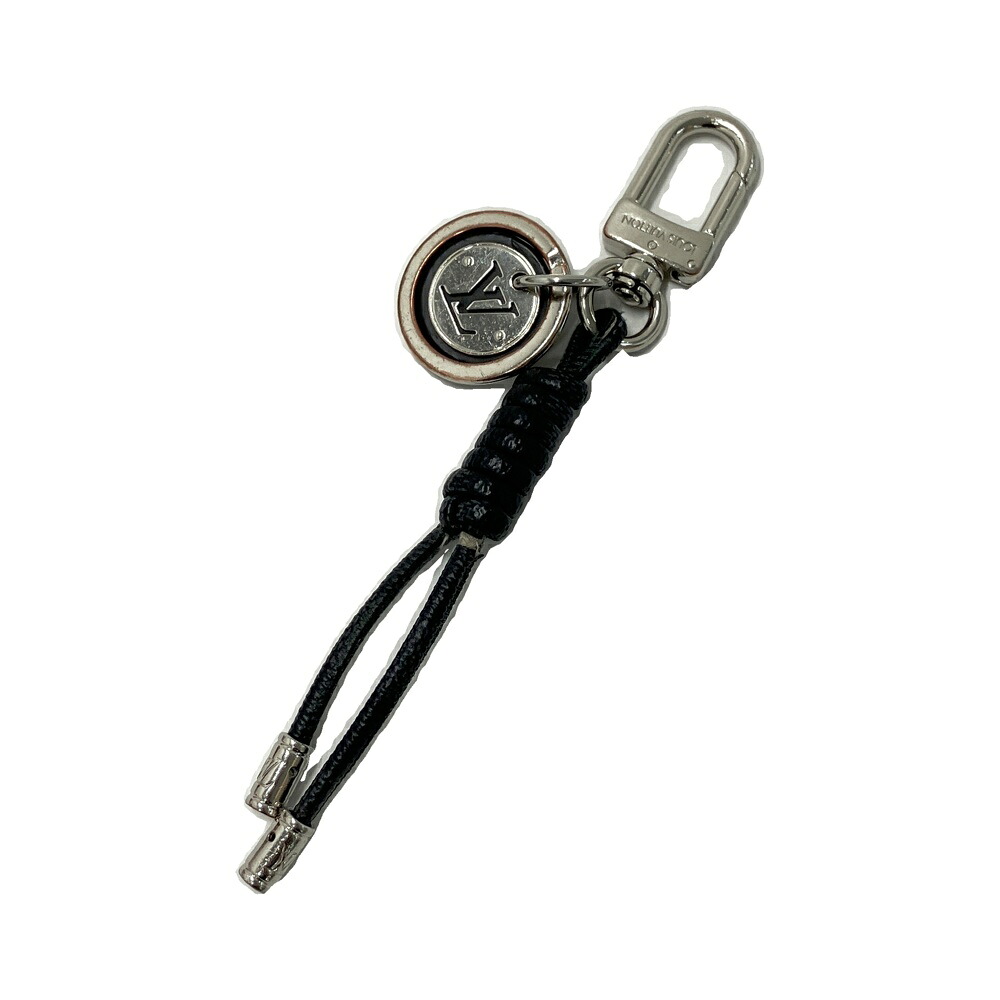 LOUIS VUITTON ルイ ヴィトン M67224 ダミエグラフィット キーホルダー レザーロープ シルバー系 【中古】｜中古ゴルフウェア通販STST