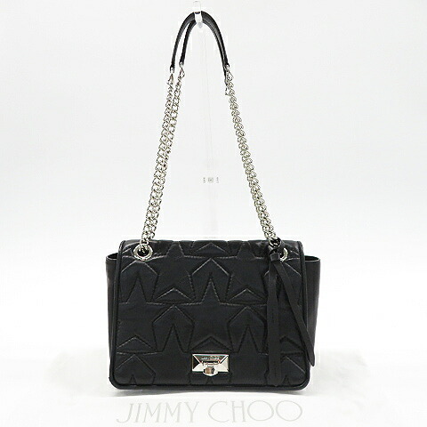 JIMMY CHOO ジミーチュウ チェーンバッグ ヘリア ブラック系 【中古】｜中古ゴルフウェア通販STST